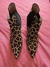 Zara Leopard Print Pointed Toe