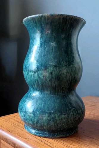 Art deco mottled blue - deco, green