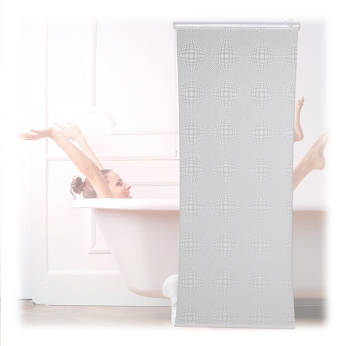 Bathroom roller blind