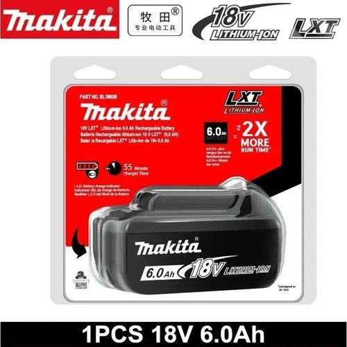 Genuine makita 18v 0ah - makita, 6.0ah