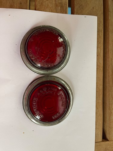 Vintage lucas 488 red glass - vintage,