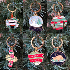 Christmas Key Rings Festive