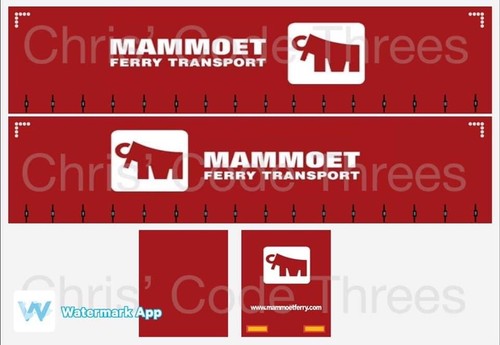 Code adhesive trailer decal - code, 3