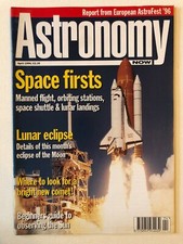 Astronomy Now Magazine April 1996 Cover NASA Shuttle Launch 103C