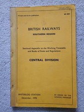 BR SR Sectional Appendix To