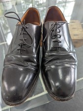 OXFORD DRESS SHOES GENTS BLACK SIZE 8 UK LEATHER SOLES QUALITY ITEM