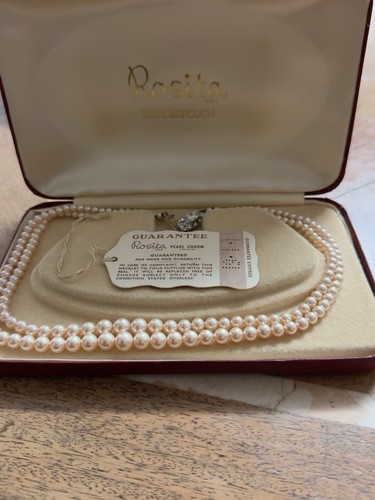 Vintage rosita pearl charm - pearl,