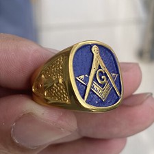 SMITH Men's Gold Plated Blue