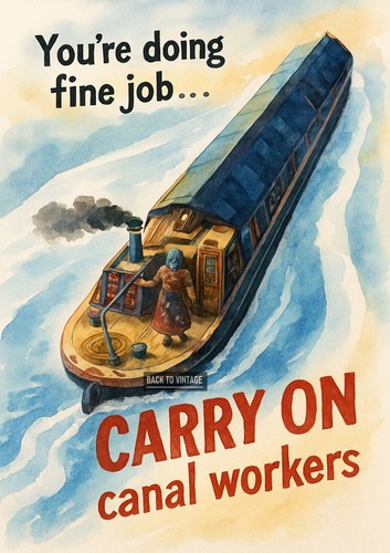 Fine work canal workers carry - fine,