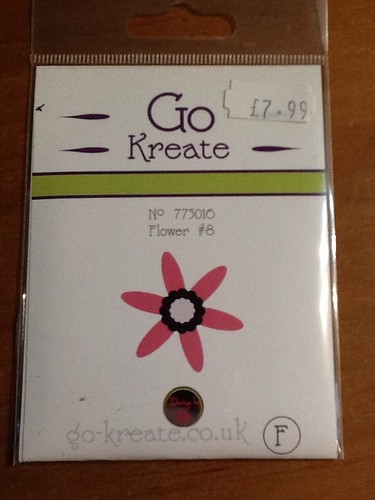 Kreate cutting die - kreate, flower