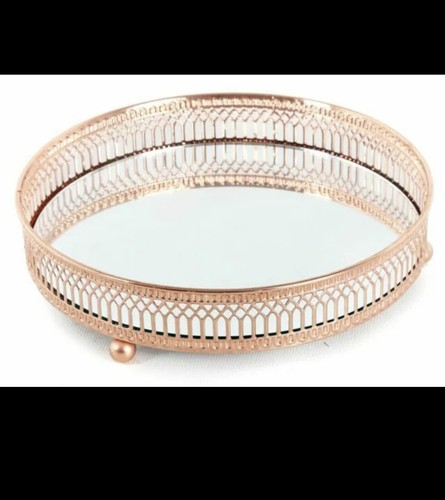 Copper effect mirror tealight - copper,