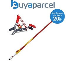 Wolf Garten Adjustable Anvil Tree Loppers RCVM Garden & ZMV4 Telescopic Handle