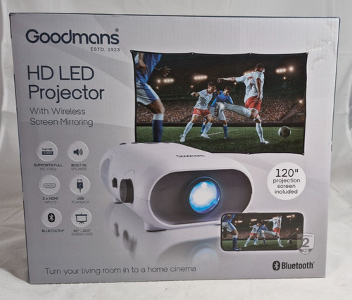 Goodmans led projector - goodmans,