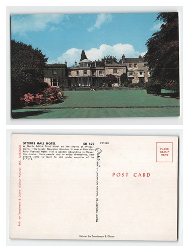 Postcard storrs hall hotel - storrs,