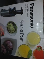 Panasonic MJ-L500 Slow Juicer -- Read Description