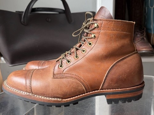 Truman mens brown leather - 9.5,