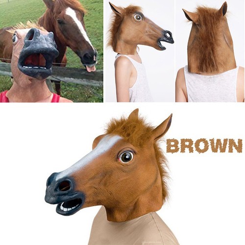 Halloween mask horse head - mask,