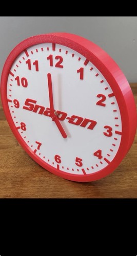 Snap wall clock - on,