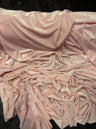Baby pink velour velvet - pink,