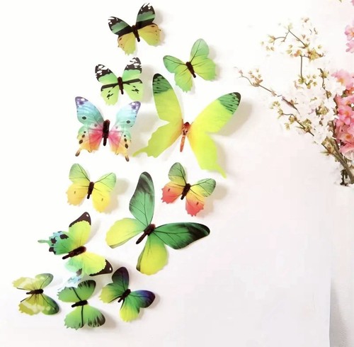 Butterflies wall stickers - 3d,