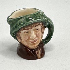 VINTAGE ROYAL DOULTON  MINIATURE CHARACTER TOBY JUG - 19D 1.25” TALL