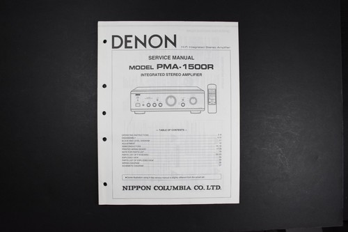 Denon pma 1500r integrated - denon, pma-1500r