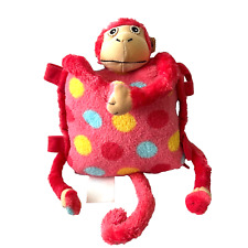 Zoobies Pram Blanket Baby Mashaka Monkey Pillow Fleece Blankie  Zip Bag 2011