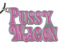 Pussy Wagon Metal Key Chain