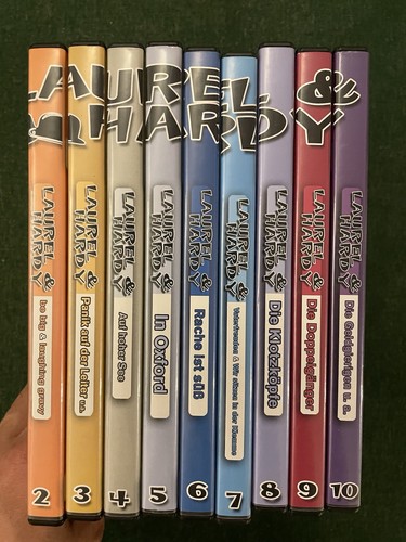 Laurel and hardy dvd box - and,