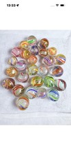 Antique Handmade Swirl Marbles