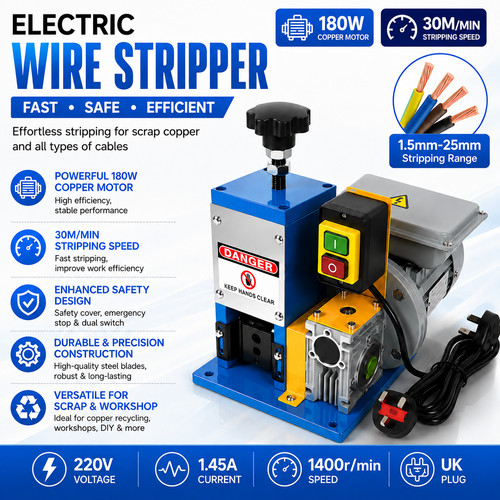 Electric wire stripping - electric,