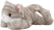 18Cm Grey Cat Plush, Cat Teddy