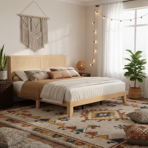 Queen size rattan - queen, frame