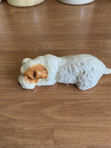 Sealyham terrier porcelain dog - sealyham,