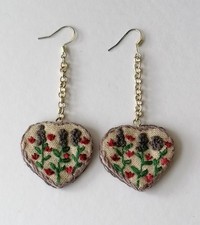 Heart Drop Earrings Scandi