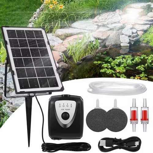 Solar pond aerator oxygen - solar,