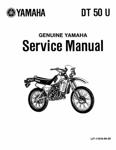 Yamaha dt50 service - u, manual