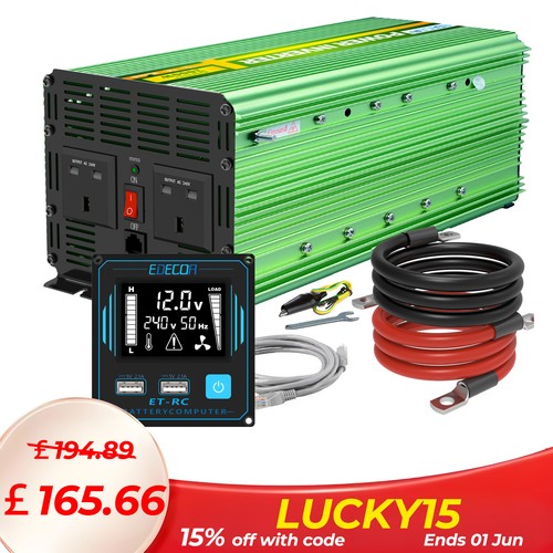 Edecoa 3000w peak 6000w power - 6000w,