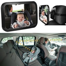Large Car Baby Mirror Rear View Back Seat Infant Child Toddler Safety Adjustable
