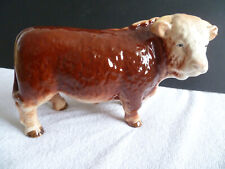 Melba Ware England - Fine Ceramic Hereford Bull - In Excellent Condition 