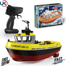 686 Rc Boat 2.4G 1/72 Powerful Dual Motor Long Range Wireless RC Tugboat 4 Color
