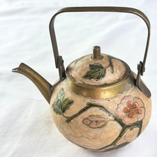 Mini Vintage Brass Teapot