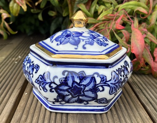 Vintage chinese blue white - vintage,