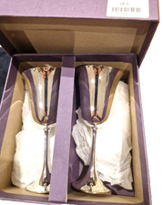 Boxed Set; Pair Silver Plated