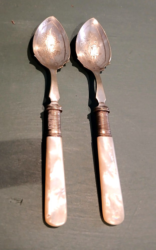 Pair vintage epns - pair,