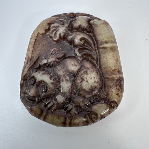 Chinese hand carved panda - hand,