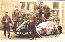 FIRE BRIGADE, Cleveland, Yorkshire - Vintage POSTCARD
