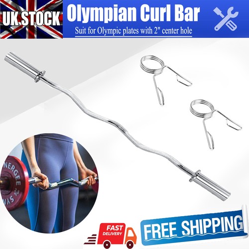 4ft olympic curl bar - 4ft,
