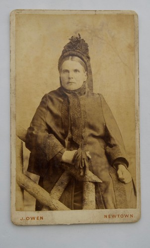 Cdv victorian lady in - lady,