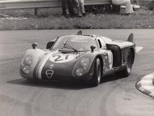ALFA ROMEO T33/2 MONZA 1000KM 1968 PILETTE ORIGINAL PERIOD DUFOTO PRESS PHOTO